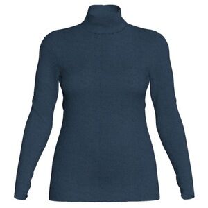 LuLaRoe Penelope - Women's Blue Turtleneck Sweater